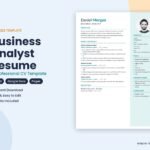Business Analyst resume template – Word CV
