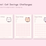 Kawaii Cat Savings Challenge