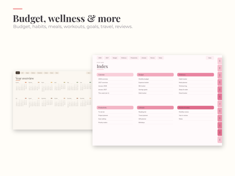 All-in-One Digital Planner 2026–2027