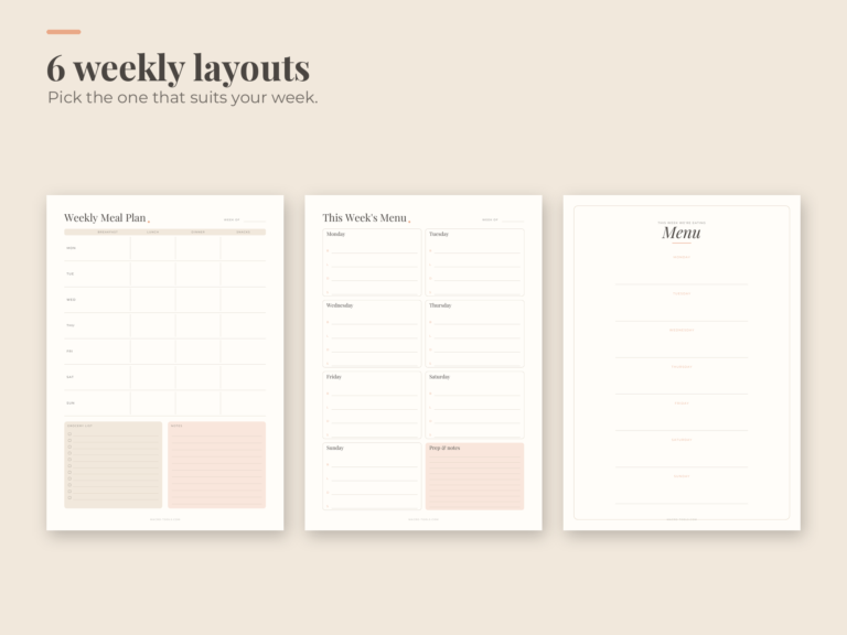 Meal Planner Printable