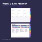 Work & Life Planner 2026–2027 – Hyperlinked PDF for OneNote, GoodNotes & Notability